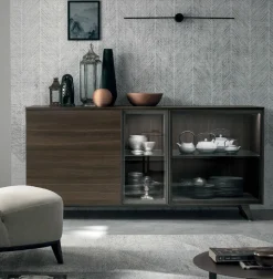 Madia Metropolis Tomasella in laminato materico in Offerta Outlet