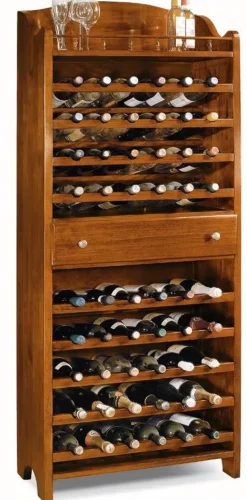 Madia Mobile-portabottiglie stile arte povera in promo-sconto del 40% di Artigiani veneti in stile classico scontata