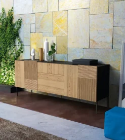 Madia modello Madia art 1446 stripes di Mobilificio bellutti a PREZZI OUTLET