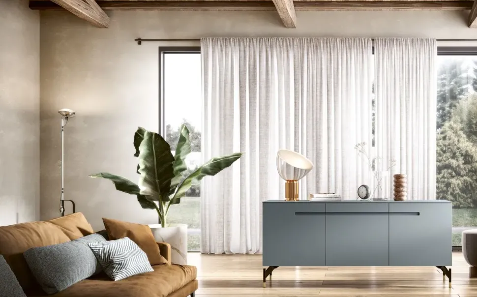 Madia modello Madia ink laccata opaco cm 180 di Duebitalia a PREZZI OUTLET