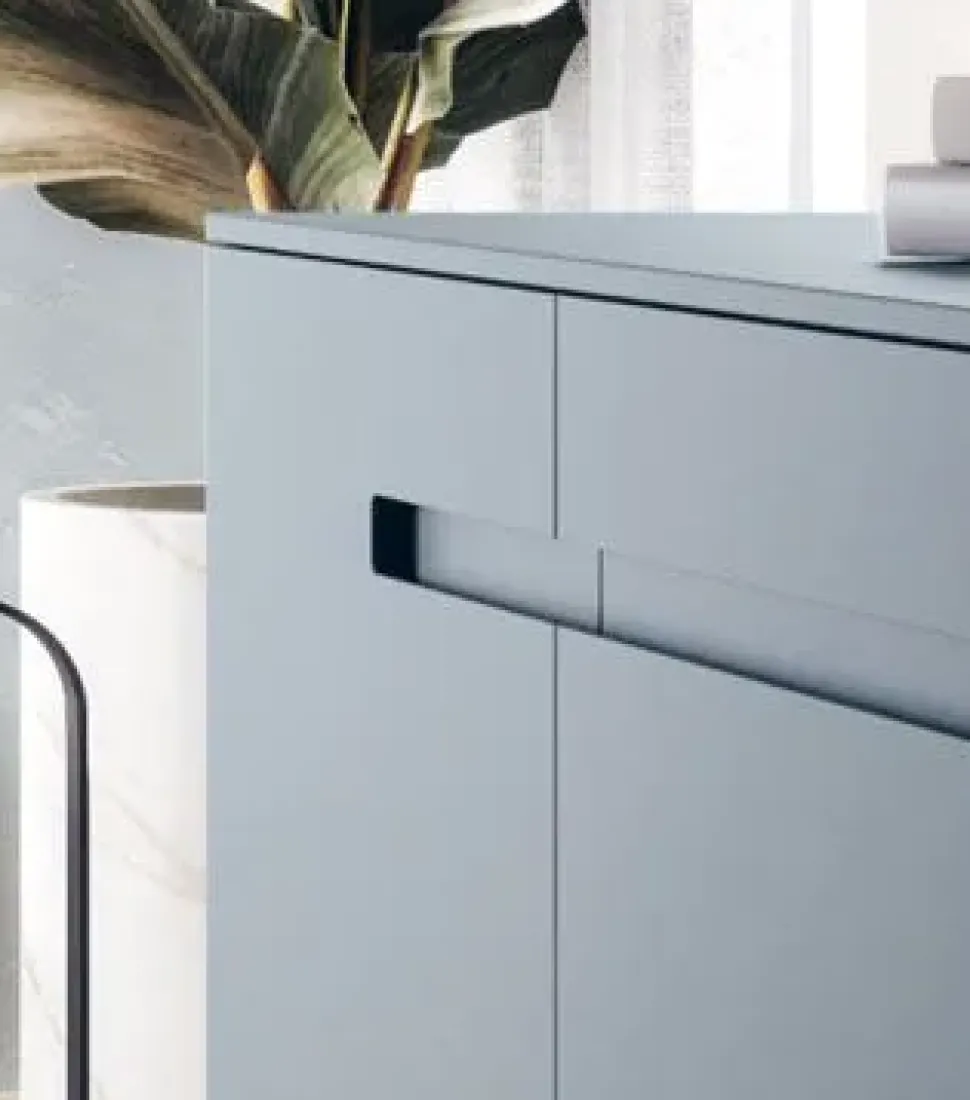 Madia modello Madia ink laccata opaco cm 180 di Duebitalia a PREZZI OUTLET