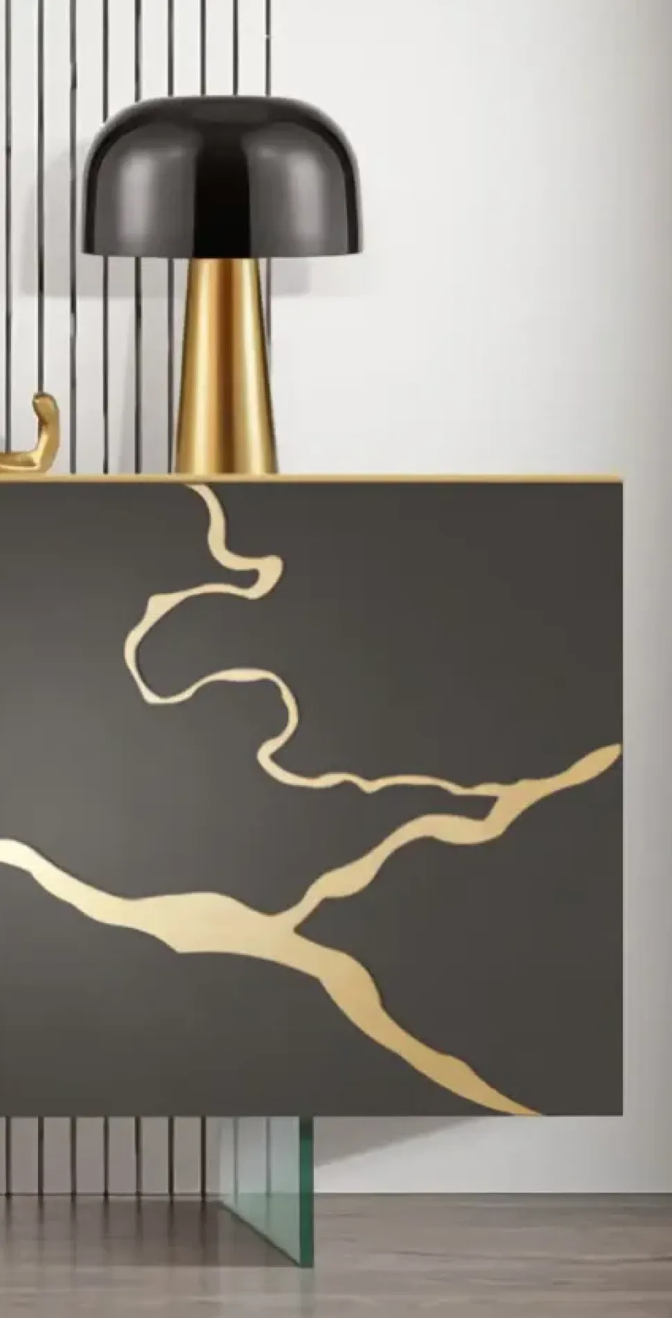 Madia modello Madia oro nero di Mobilificio bellutti in Offerta Outlet