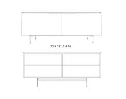 Madia modello Plana di Ozzio a PREZZI OUTLET