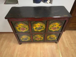 Madia Mondo etnico mobile con decori in stile design di Castagnetti in Offerta Outlet