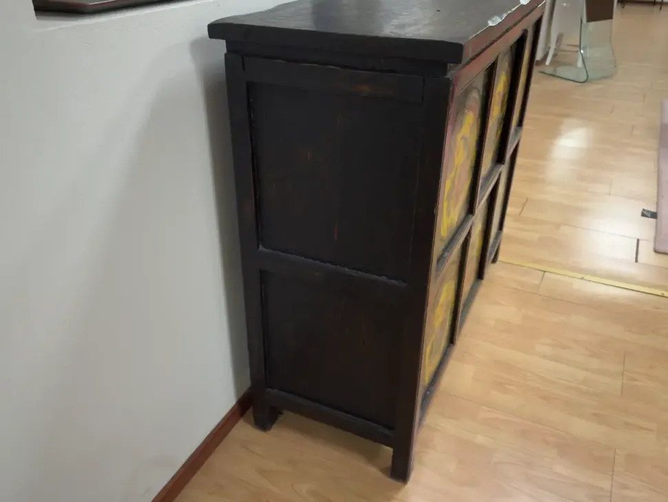 Madia Mondo etnico mobile con decori in stile design di Castagnetti in Offerta Outlet