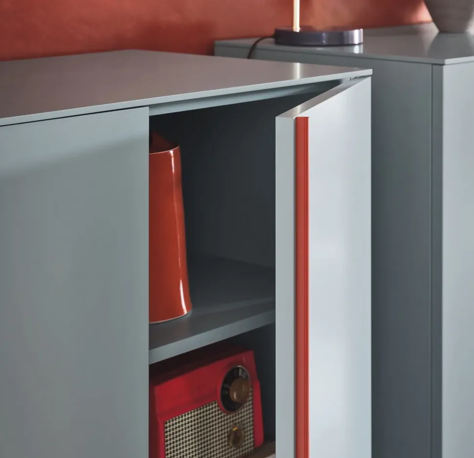 Madia Novamobili in laccato opaco Cleo a prezzo scontato