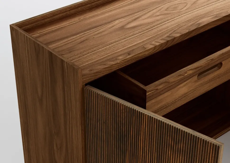 Madia Revo sideboard in stile design di Riva 1920 in Offerta Outlet