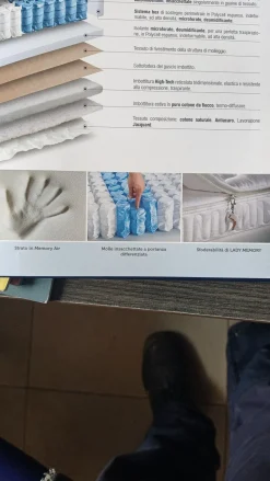 Materasso Lady Memory Lordflex: molle insacchettate, prezzo scontato.