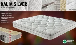 Materasso matrimoniale Ideare Dalia silver con forte sconto