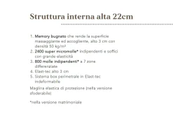 Materasso matrimoniale Sogno veneto Dalia silver a prezzi outlet