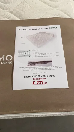 Materasso molle  singolo Doimo armonie del sonno a prezzo ribassato