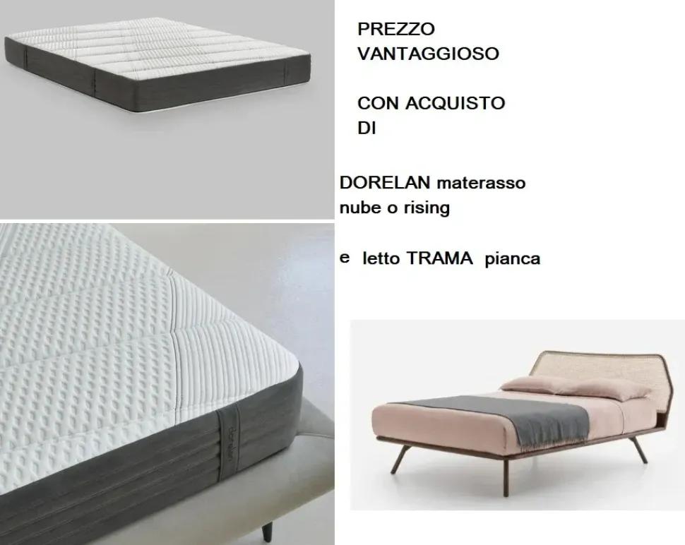 Materasso Nube materasso dorelan con letto pianca memory Dorelan