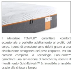 Materasso Tempur Original élite h 25 con rivestimento cooltouch memory a prezzo scontato