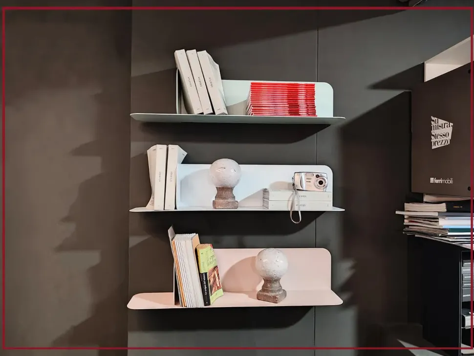 Mensola Bibli cb-5201 Connubia in stile moderna in Offerta Outlet