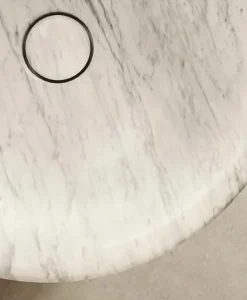 Mobile arredo bagno A terra Md work Lavabo in vero marmo carrara con sconto