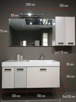 Mobile arredo bagno Sospeso Compab Click convenienti