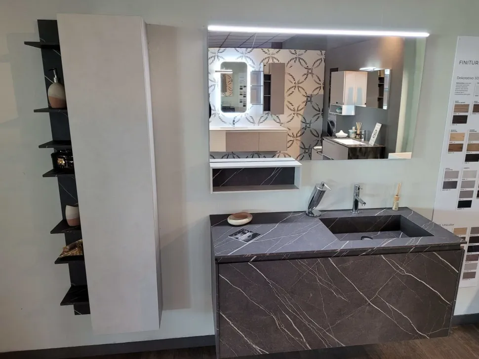 Mobile arredo bagno Sospeso Baxar Hpl m2 system in offerta