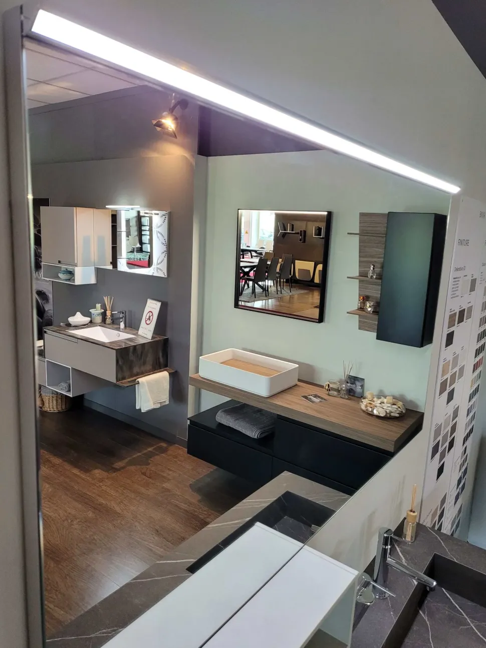 Mobile arredo bagno Sospeso Baxar Hpl m2 system in offerta