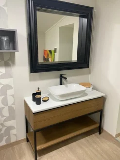 Mobile bagno A terra Ink impiallacciato Compab con forte sconto