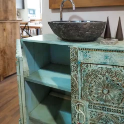 Mobile bagno A terra Mobile etnico bagno bilbao Nuovi mondi collection a prezzi outlet