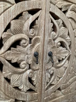 Mobile bagno A terra Mobile bagno oriente teak Outlet etnico scontato - 30%