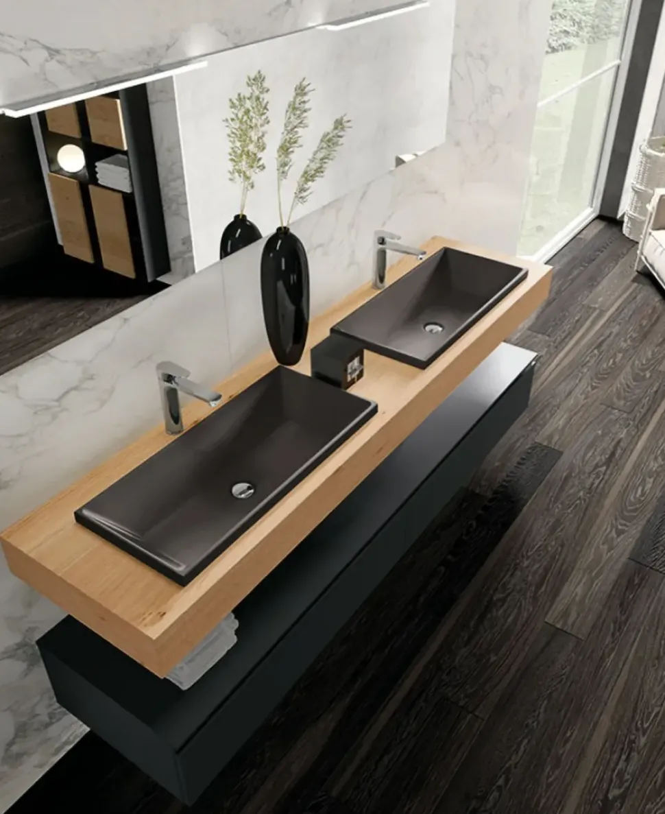 Mobile bagno Archeda Composizione gola 10 in OFFERTA OUTLET