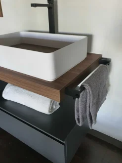 Mobile bagno Baxar Surf grigio fumè IN OFFERTA OUTLET