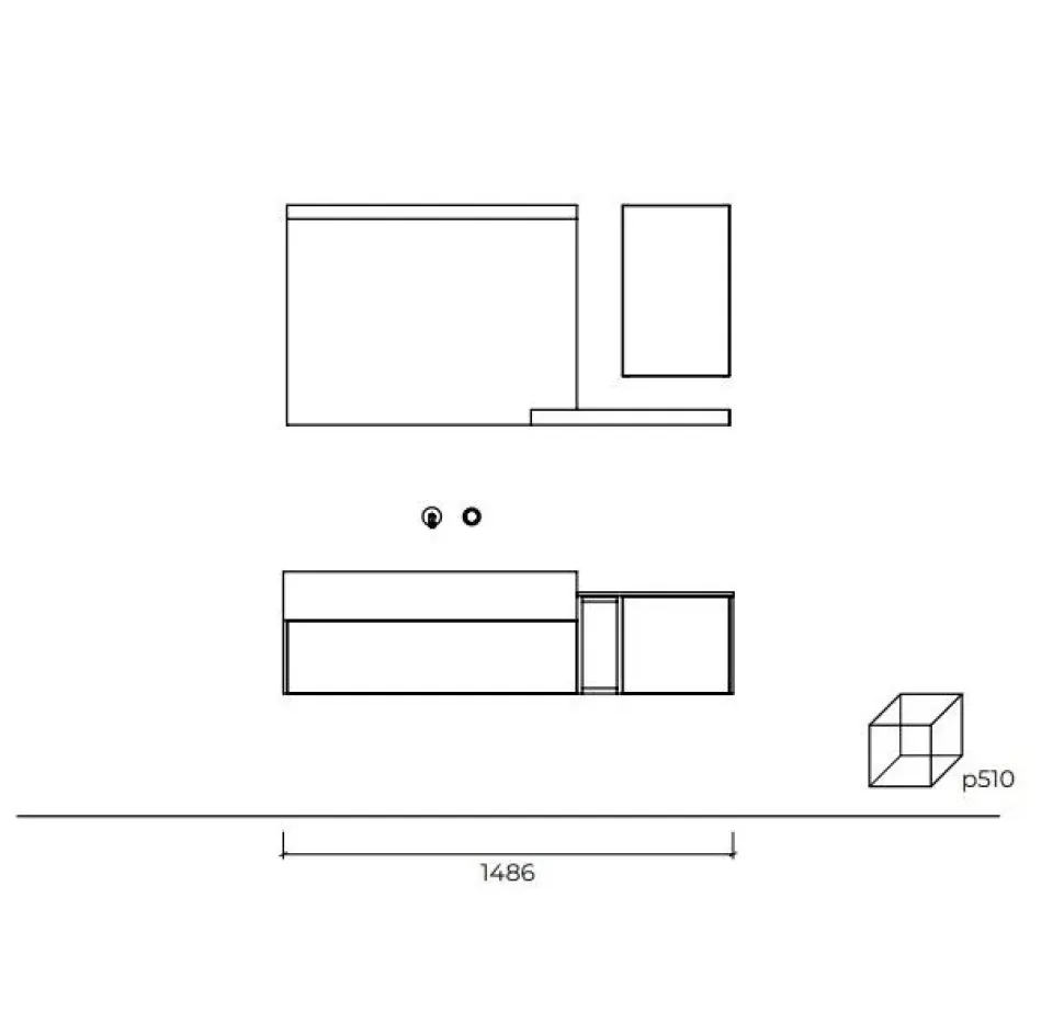 Mobile bagno Bianca 18 Cerasa SCONTATO a PREZZI OUTLET