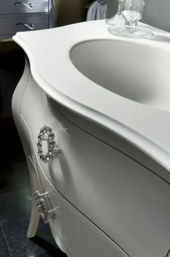 Mobile bagno Collezione esclusiva Mobile bagno bombato 3 cassetti IN OFFERTA OUTLET