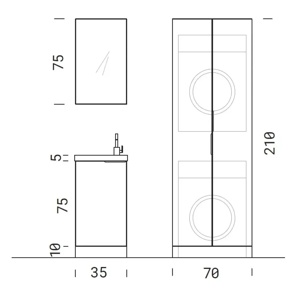 Mobile bagno Compab Lab60 con uno sconto imperdibile