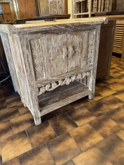 Mobile bagno design Mobile consolle bagno teak decapato di Outlet etnico in OFFERTA OUTLET - 33%