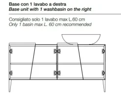 Mobile bagno Devina nais Zero 160bagno devina nais  in OFFERTA OUTLET