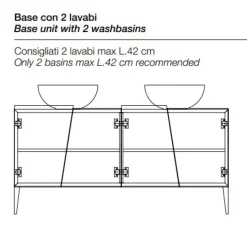 Mobile bagno Devina nais Zero 160bagno devina nais  in OFFERTA OUTLET