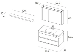 Mobile bagno Duetto 10 Mastella SCONTATO a PREZZI OUTLET