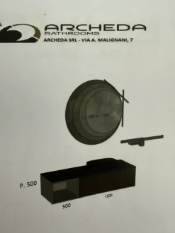 Mobile Bagno in Hpl di Archeda in offerta