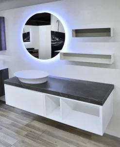 Mobile bagno in laccato opaco modello Tenderlak next 01 di Mastella a prezzo scontato