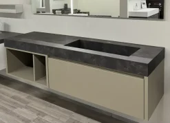 Mobile bagno in laccato opaco modello Tenderlak next 03 di Mastella a prezzo Outlet