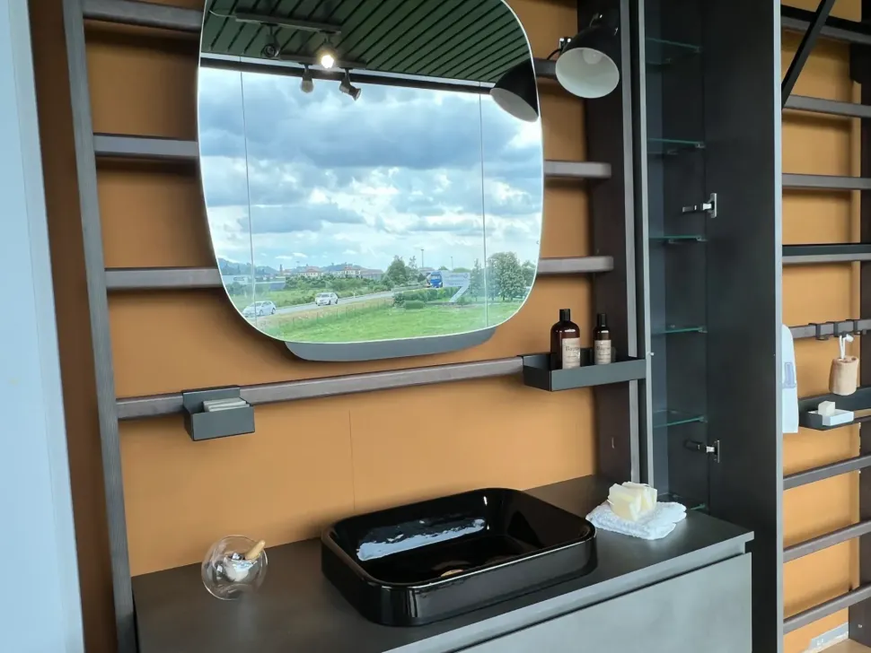 Mobile bagno in laminato modello Rivo gym di Scavolini bathrooms a prezzo Outlet