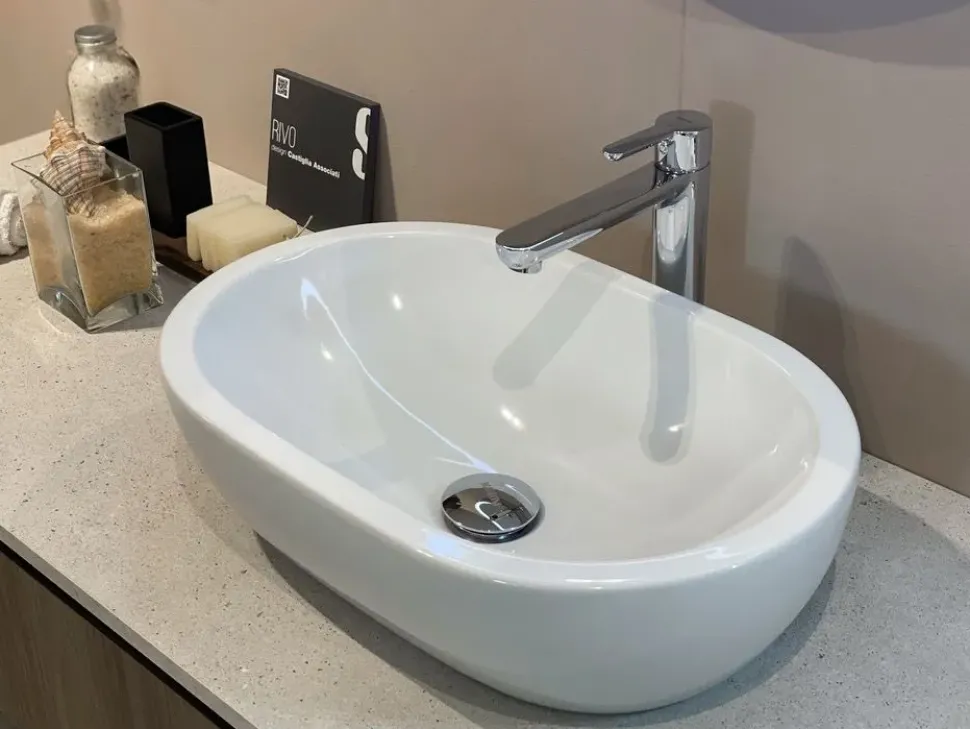 Mobile bagno in laminato modello Rivo di Scavolini bathrooms a prezzo scontato