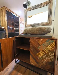 Mobile bagno Mobile bagno industrial colorato  in offerta  Nuovi mondi cucine SCONTATO a PREZZI OUTLET