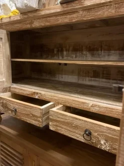 Mobile bagno Mobile credenza bagno teak Outlet etnico SCONTATO a PREZZI OUTLET