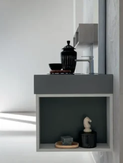 Mobile bagno moderno Corian 156 di Artigianale in OFFERTA OUTLET - 26%