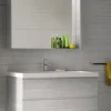 Mobile bagno Moderno Sospeso in laminato di Compab