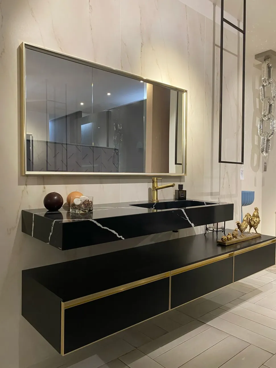 Mobile bagno moderno Sospeso di Arbi in OFFERTA OUTLET - 40%