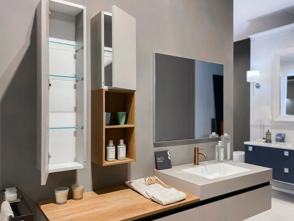 Mobile bagno moderno Tratto di Scavolini bathrooms in OFFERTA OUTLET - 30%