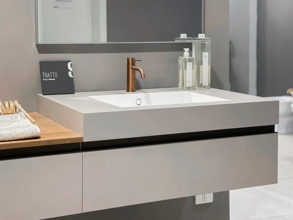 Mobile bagno moderno Tratto di Scavolini bathrooms in OFFERTA OUTLET - 30%