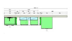 Mobile bagno Scavolini Arredo bagno lavanderia aquo laminato opaco IN OFFERTA OUTLET