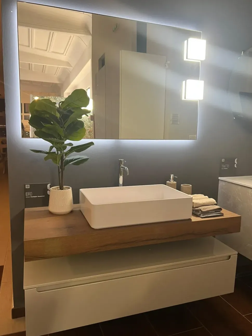 Mobile bagno sospeso Bagno idro scavolini di Scavolini bathrooms SCONTATO - 35%