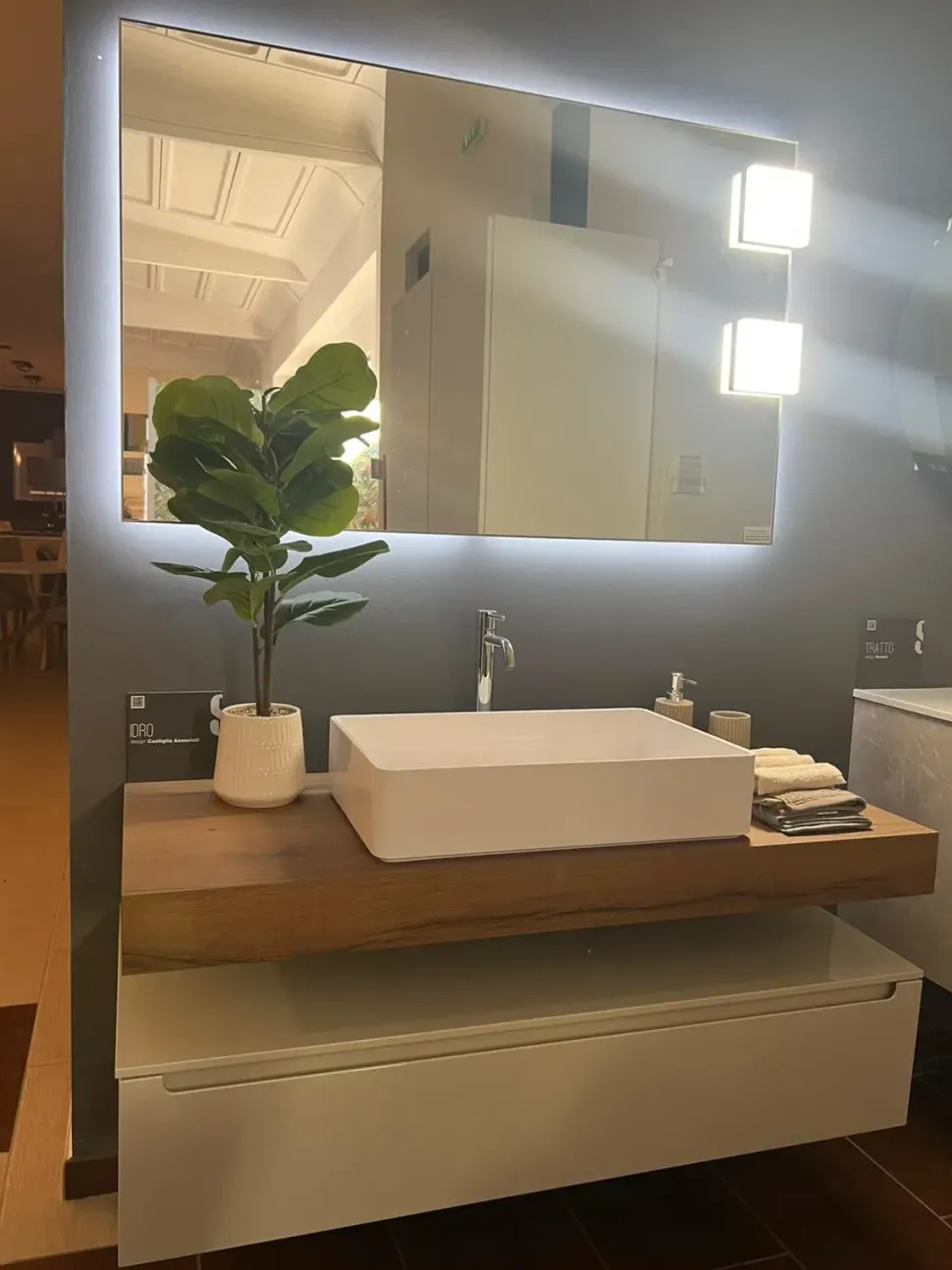 Mobile bagno sospeso Bagno idro scavolini di Scavolini bathrooms SCONTATO - 35%