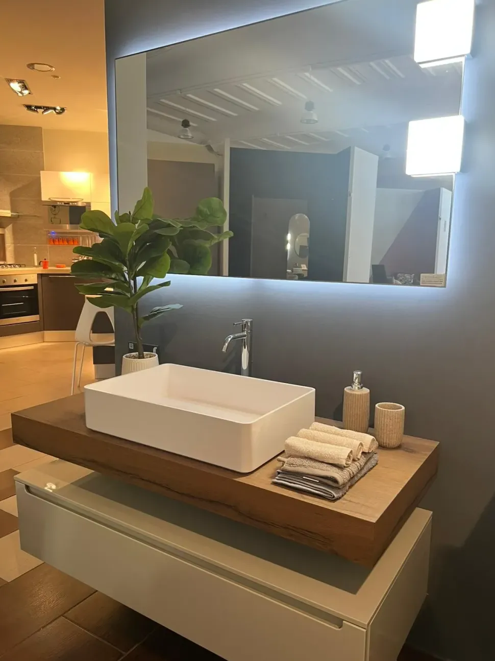 Mobile bagno sospeso Bagno idro scavolini di Scavolini bathrooms SCONTATO - 35%